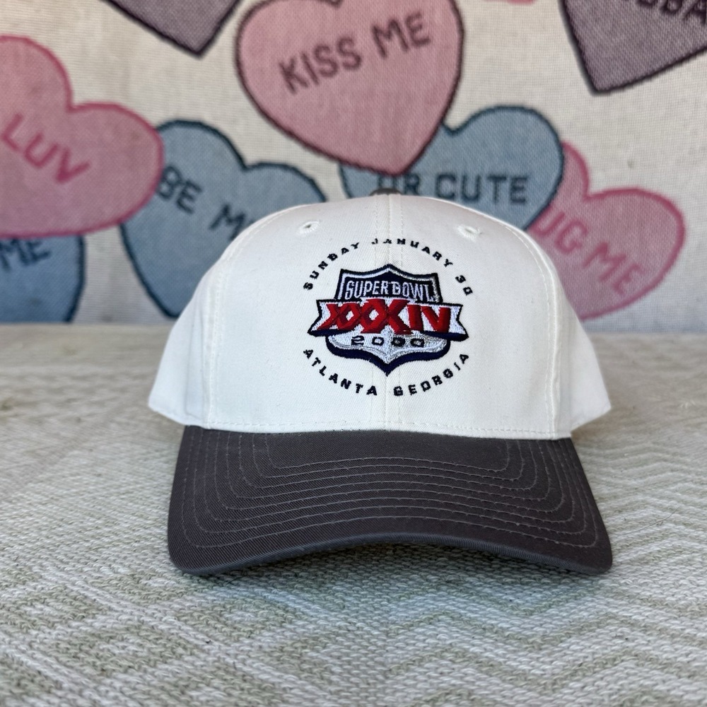 NWT Vintage 2000 Super‎ Bowl XXXIV 34 Snapback Hat Cap Game Day Logo Athletic